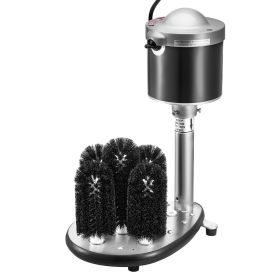 VEVOR Electric Glass Washer 5-Brush Bar Glass Cleaner 600 Cups/H for Wine Glass