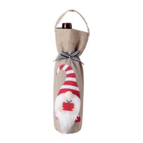 Christmas Decoration Supplies Champagne Red Wine Bag (Type: Christmas Supplies, Style: Nordic Style)